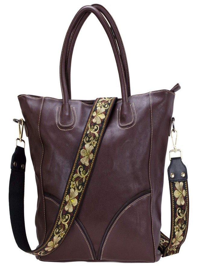 ZANQANO Adjustable Replacement Crossbody Strap Purse Guitar Style Jacquard Woven Embroidered Handbag Straps (Vintage Flower) - Image 3